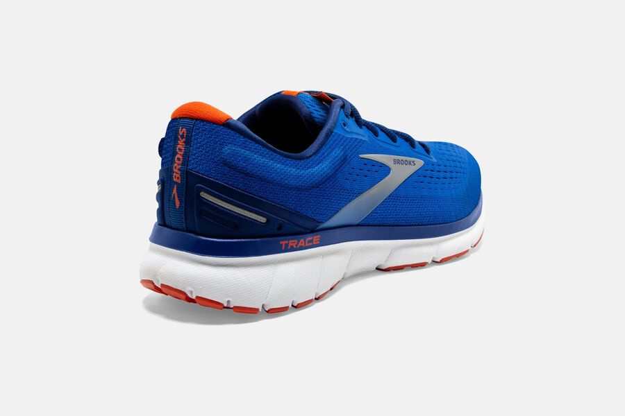 Brooks Trace Road Running Shoes Mens - Blue - AWGXN-7698